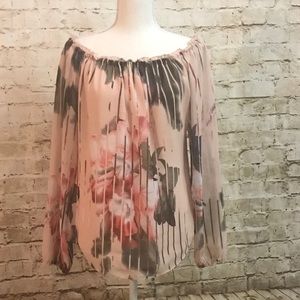 WHBM off the shoulder blouse